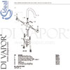 Ideal Standard E6136AA Mixer Spare Tech Diagram