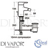 Ideal Standard E6405AA Mixer Spare Diagram