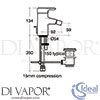 Ideal Standard E6405AA Mixer Spare Diagram