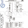 Ideal Standard E6405AA Mixer Spare Tech Diagram