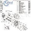 Ideal Standard Jasper Morrison Faceplate Handles for A3969NU Shower Valve Spares