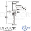 Ideal Standard E6415AA Spare Diagram