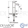 Ideal Standard E6423AA Mixer Spare Diagram