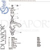 Ideal Standard E6805AA Spare Tech Diagram