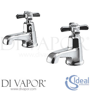 Ideal Standard E6805AA Plaza Pair Basin Taps - Crosshead Handles - Spare Parts