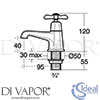 Ideal Standard E6815AA Spare Diagram