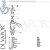 Ideal Standard E6815AA Spare Tech Diagram