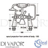 Ideal Standard E6835AA Mixer Spare Diagram