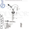 Ideal Standard E6870AA Mixer Spare Tech Diagram