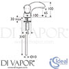 Ideal E6870AA Mixer Spare Parts Diagram