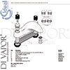 Ideal Standard E6910AA Spare Tech Diagram