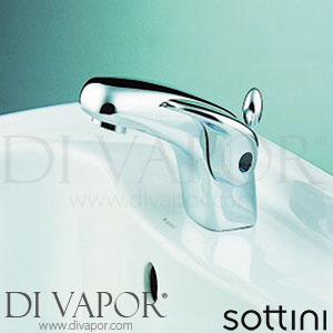 Sottini E7611AA Icarus Dual Control 1 Taphole Basin Filler with Pop-Up Waste Spare Parts