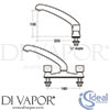 Ideal Standard E7811AA Mixer Spare Diagram