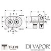 Trevi Boost Built-In Pressure Shower Valve Elipse BIV Kit Dimensions