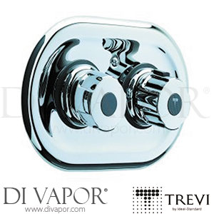 Trevi E9015AA Boost Built-In Mains Pressure Shower Valve and Elipse Bir Overhead Shower Kit Spare Parts