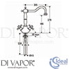 Ideal Standard E9091AA Mixer Spare Diagram