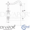 Ideal Standard E9091AA Mixer Spare Diagram