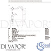 Ideal Standard E9092AA Mixer Spare Tech Diagram