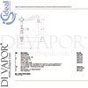 Ideal Standard E9092AA Mixer Spare Tech Diagram