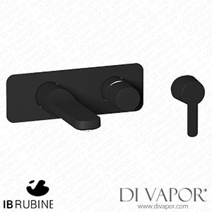 IB Rubinetti EAA206NP Taaac Wall Mounted Washbasin Mixer Complete with Drain Spare Parts