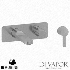 IB Rubinetti EAA206SS Taaac Wall Mounted Washbasin Mixer Complete with Drain Spare Parts