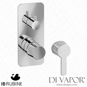 IB Rubinetti EAA310CC Taaac Exposed Parts for Manual Wall Mixer with Two Ways Diverter Spare Parts
