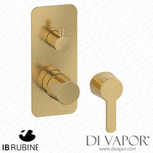 IB Rubinetti EAA310OS Taaac Exposed Parts for Manual Wall Mixer with Two Ways Diverter Spare Parts