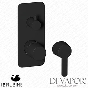IB Rubinetti EAA312NP Taaac Exposed Parts for Manual Wall Mixer with Three Ways Diverter Spare Parts