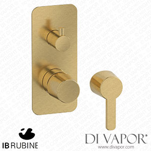 IB Rubinetti EAA312OS Taaac Exposed Parts for Manual Wall Mixer with Three Ways Diverter Spare Parts