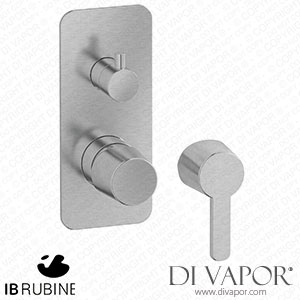 IB Rubinetti EAA312SS Taaac Exposed Parts for Manual Wall Mixer with Three Ways Diverter Spare Parts