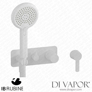 IB Rubinetti EAA313BO Taaac Exposed Parts for Manual Wall Mixer with Two Ways Diverter and Shower Kit Spare Parts
