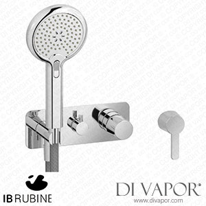 IB Rubinetti EAA313CC Taaac Exposed Parts for Manual Wall Mixer with Two Ways Diverter and Shower Kit Spare Parts