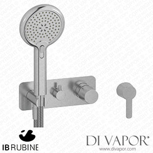 IB Rubinetti EAA313SS Taaac Exposed Parts for Manual Wall Mixer with Two Ways Diverter and Shower Kit Spare Parts