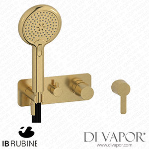 IB Rubinetti EAA314OS Taaac Exposed Parts for Manual Wall Mixer with Three Ways Diverter and Shower Kit Spare Parts