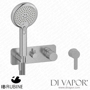 IB Rubinetti EAA314SS Taaac Exposed Parts for Manual Wall Mixer with Three Ways Diverter and Shower Kit Spare Parts