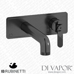 IB Rubinetti EB2206CS Bold Wall Mounted Washbasin Mixer Complete with Drain Spare Parts