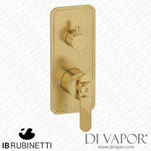 IB Rubinetti EB2310ON Bold Exposed Parts for Manual Wall Mixer with Two Ways Diverter Spare Parts