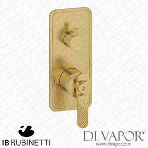 IB Rubinetti EB2312ON Bold Exposed Parts for Manual Wall Mixer with Three Ways Diverter Spare Parts