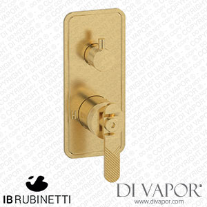 IB Rubinetti EB2312OS Bold Exposed Parts for Manual Wall Mixer with Three Ways Diverter Spare Parts