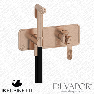IB Rubinetti EB2706SR Bold Exposed Parts for Bidet Spray Complete with Mixer Spare Parts