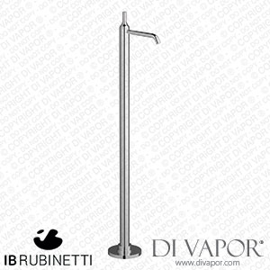 IB Rubinetti EBI299CC Batli? Monohole Freestanding Washbasin Mixer Complete with Drain Spare Parts