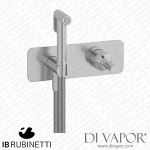 IB Rubinetti EBI706SS Batli? Exposed Parts for Bidet Spray Complete with Mixer Spare Parts