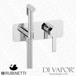 IB Rubinetti EBL706CC Belmondo + Belmondo Elle Exposed Parts for Bidet Spray Complete with Mixer Spare Parts