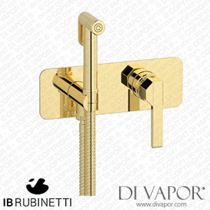 IB Rubinetti EBL706II Belmondo + Belmondo Elle Exposed Parts for Bidet Spray Complete with Mixer Spare Parts