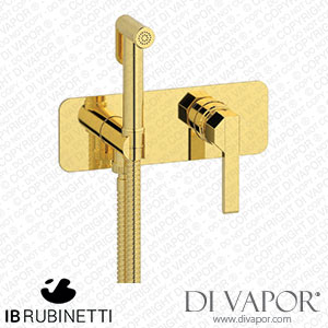 IB Rubinetti EBL706OO Belmondo + Belmondo Elle Exposed Parts for Bidet Spray Complete with Mixer Spare Parts