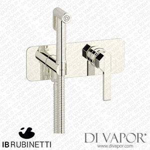 IB Rubinetti EBL706PL Belmondo + Belmondo Elle Exposed Parts for Bidet Spray Complete with Mixer Spare Parts