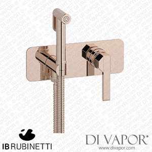 IB Rubinetti EBL706RS Belmondo + Belmondo Elle Exposed Parts for Bidet Spray Complete with Mixer Spare Parts