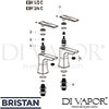 Bristan EBY 3 4 C Spare Tech Diagram