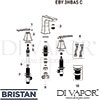 Bristan EBY 3HBAS C Mixer Spare Tech Diagram