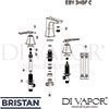 Bristan EBY 3HBF C Spare Tech Diagram